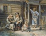 aleksei ivanovich strelkovsky the village school 1872 waterc